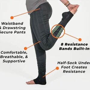 NWT Agogie Resistance Band pants 40+ weight- Size XS